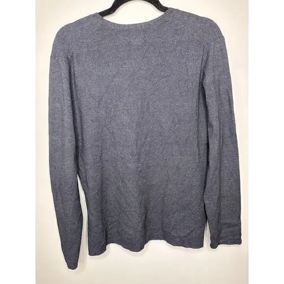 Chicos Sweater Womens 3 (XL 16) Gray Rayon V Neck Long‎ Sleeve Luxe Knit - Picture 6 of 14